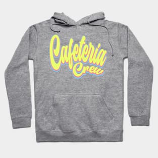 School Cafeteria Worker Matching Typography Retro Hoodie